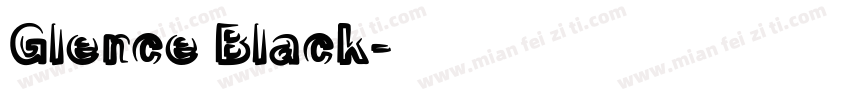 Glence Black字体转换